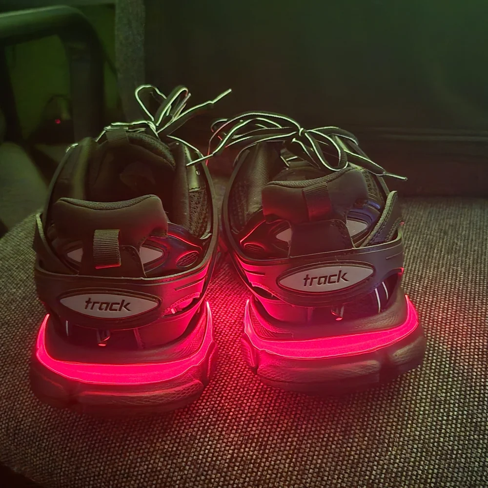 Balenciaga Black Layered Track Sneakers - Picture 6 of 8